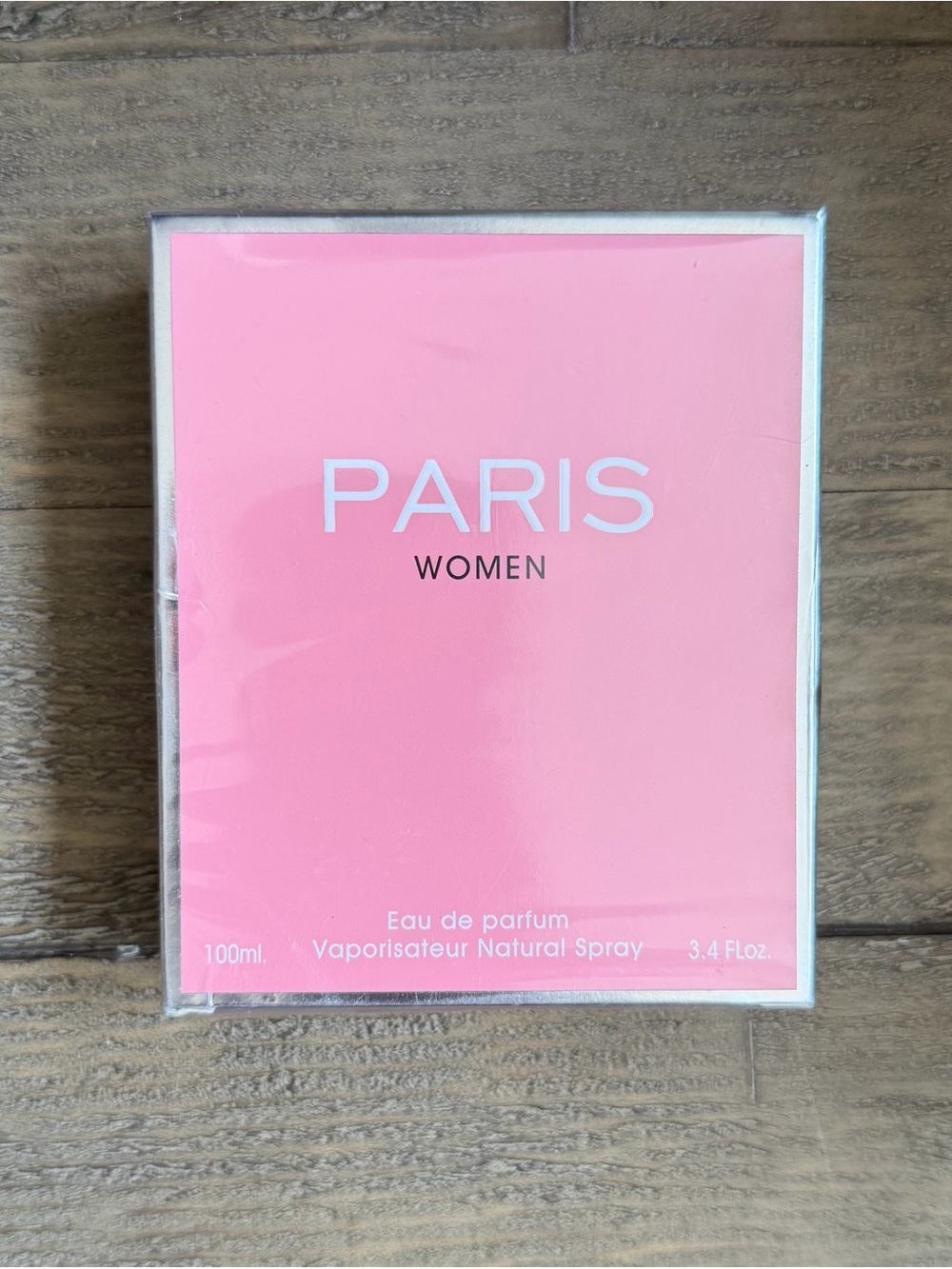 Paris Women Eau de Parfum 3.4 oz spray bottle for women.
New in sealed package